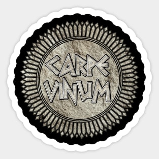 Carpe Vinum (Seize The Wine) Sticker